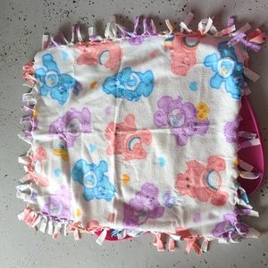 Care bears handmade soft blanket
